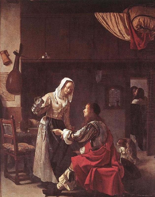 Brothel Scene ruu, MIERIS, Frans van, the Elder